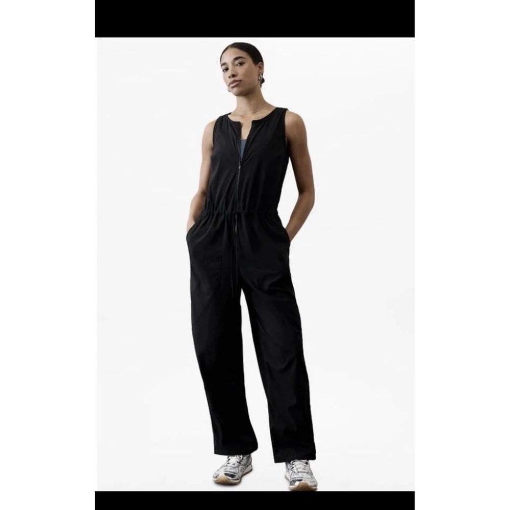 Athleta Flex Jumpsuit Black Size Small S